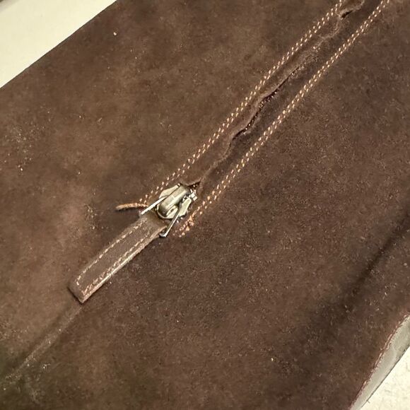 Vintage Colin Stuart Italy Black Brown Suede Equestrian Boots Women’s 7 - Picture 10 of 10